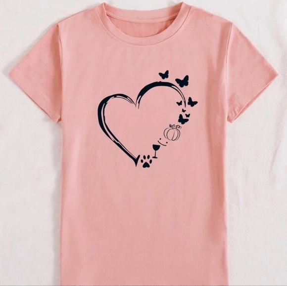 Butterfly Print Top - Picture 2 of 7